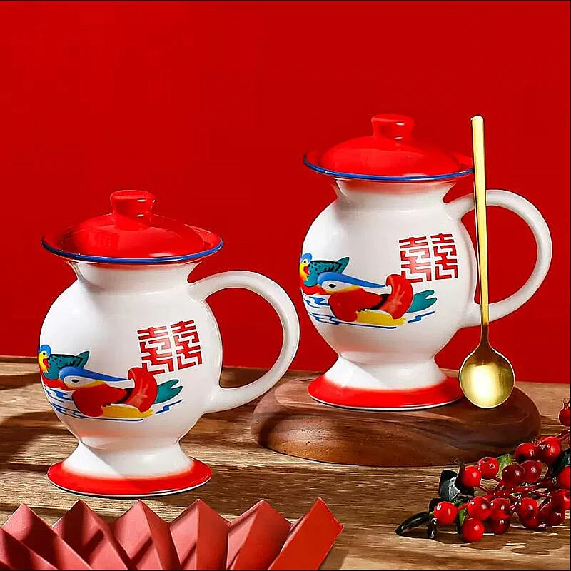 Spittoon Water Cup Old-fashioned Ceramic Creativity Funny Mug Strange Cup Toilet Urinal Teapot Teacup