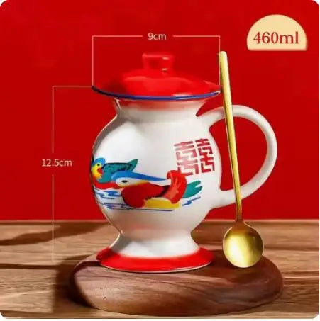 Spittoon Water Cup Old-fashioned Ceramic Creativity Funny Mug Strange Cup Toilet Urinal Teapot Teacup