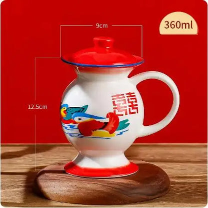 Spittoon Water Cup Old-fashioned Ceramic Creativity Funny Mug Strange Cup Toilet Urinal Teapot Teacup