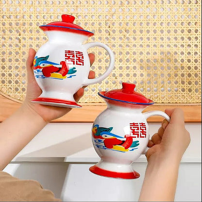 Spittoon Water Cup Old-fashioned Ceramic Creativity Funny Mug Strange Cup Toilet Urinal Teapot Teacup