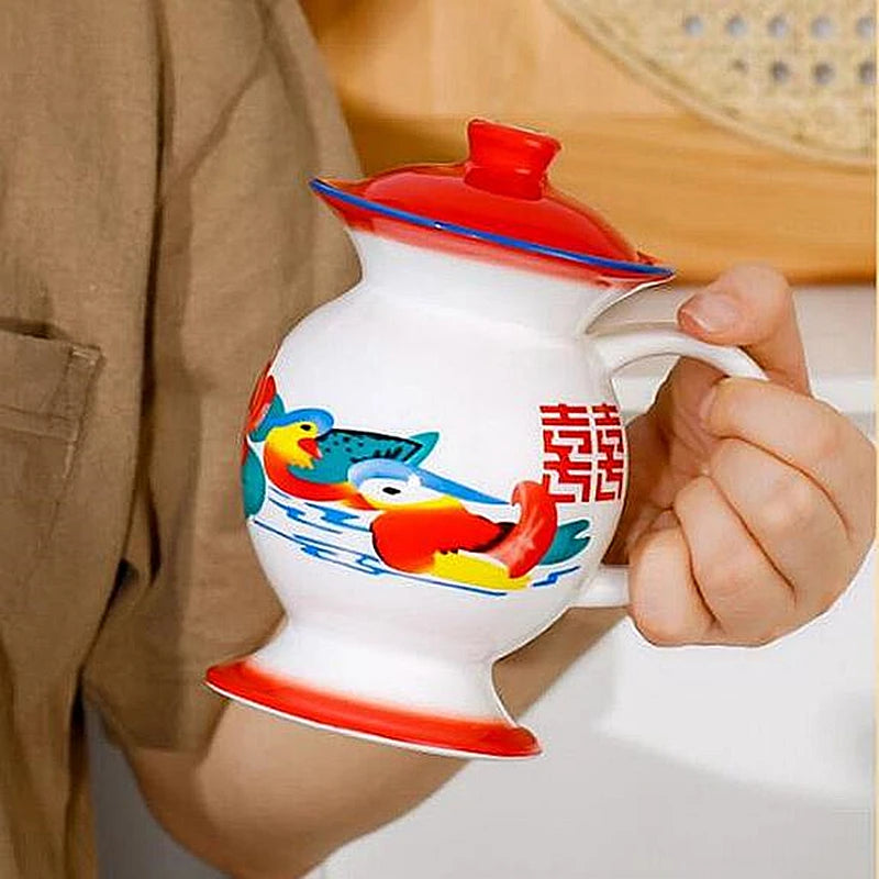 Spittoon Water Cup Old-fashioned Ceramic Creativity Funny Mug Strange Cup Toilet Urinal Teapot Teacup