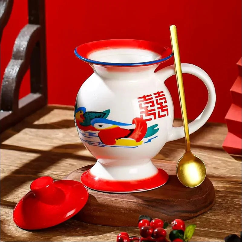 Spittoon Water Cup Old-fashioned Ceramic Creativity Funny Mug Strange Cup Toilet Urinal Teapot Teacup