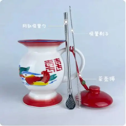 Spittoon Water Cup Old-fashioned Ceramic Creativity Funny Mug Strange Cup Toilet Urinal Teapot Teacup