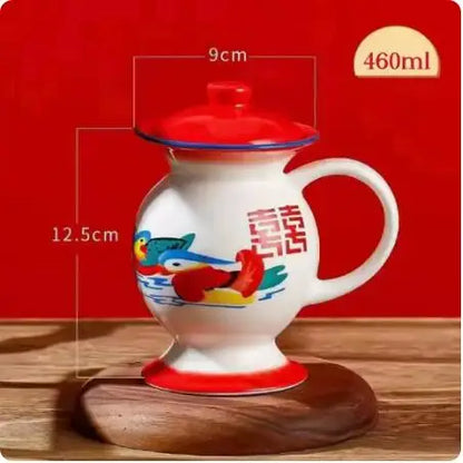 Spittoon Water Cup Old-fashioned Ceramic Creativity Funny Mug Strange Cup Toilet Urinal Teapot Teacup