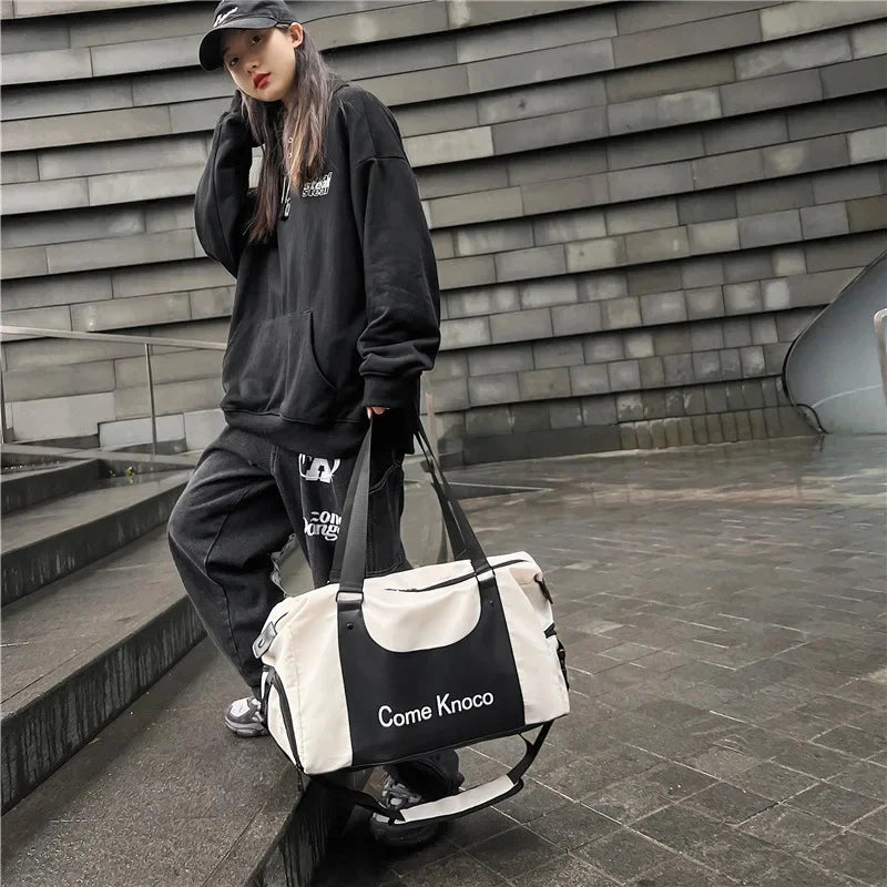 Sports Fitness Wet and Dry Separation Swimming Training Large Capacity Portable Short-haul Travel Bag Single Shoulder