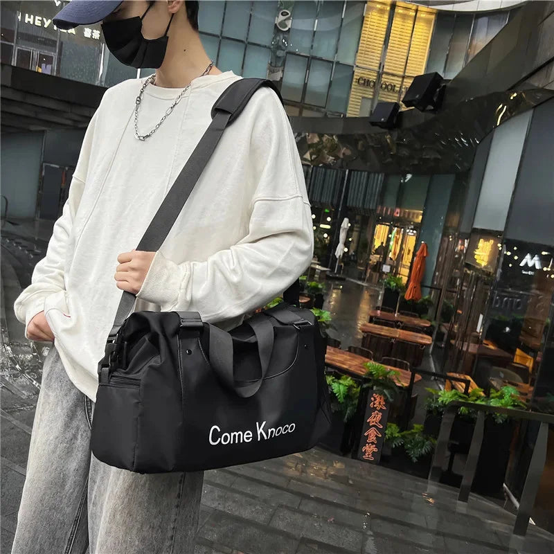 Sports Fitness Wet and Dry Separation Swimming Training Large Capacity Portable Short-haul Travel Bag Single Shoulder