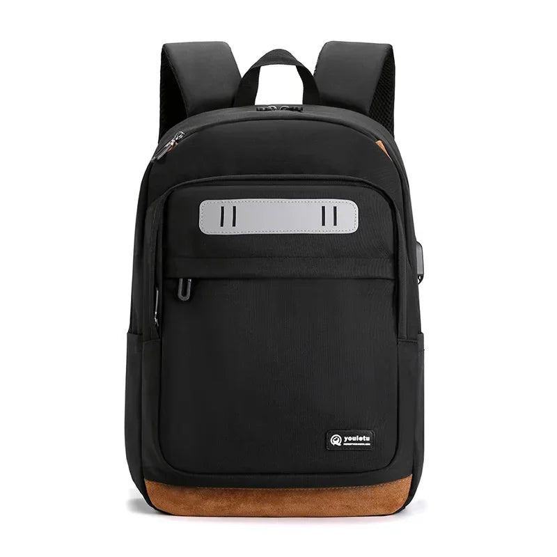 Sports USB Charging Men's Large Capacity Laptop Casual School Bag For Teenager Fashion Man Travel Backpack