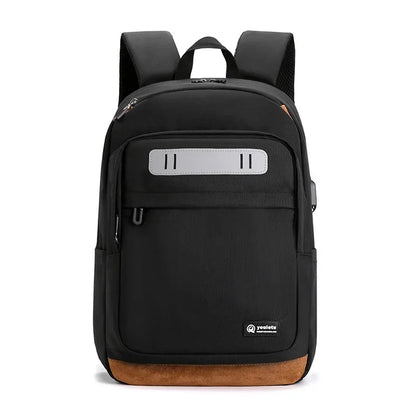 Sports USB Charging Men's Large Capacity Laptop Casual School Bag For Teenager Fashion Man Travel Backpack