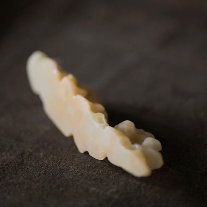 Spray at the beginning of the jingdezhen hand-carved tea pillow aside accompany jade brush the tea-table small place