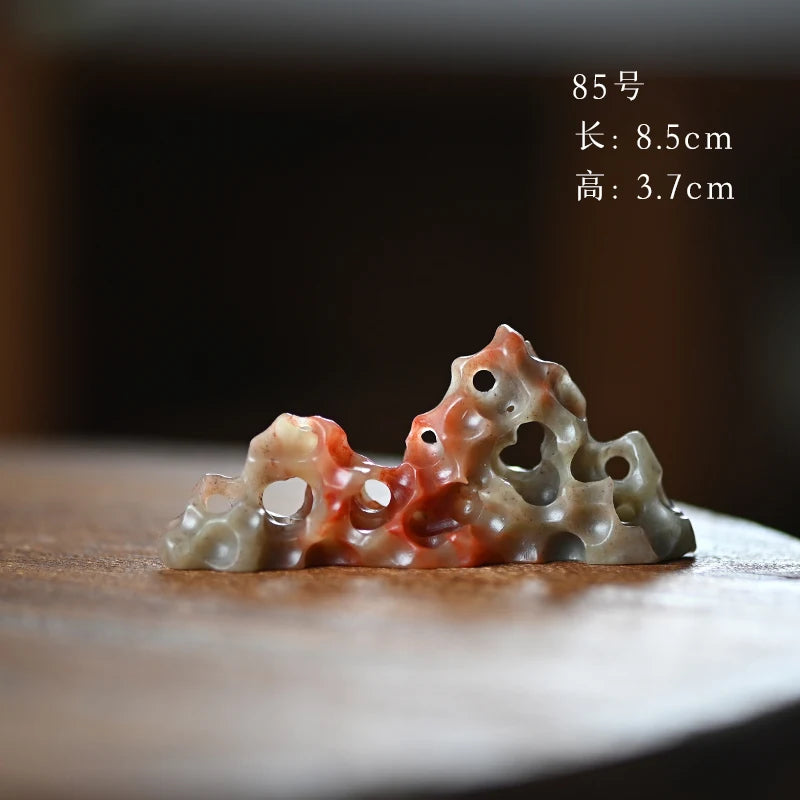 Spray at the beginning of the jingdezhen hand-carved tea pillow aside accompany jade brush the tea-table small place