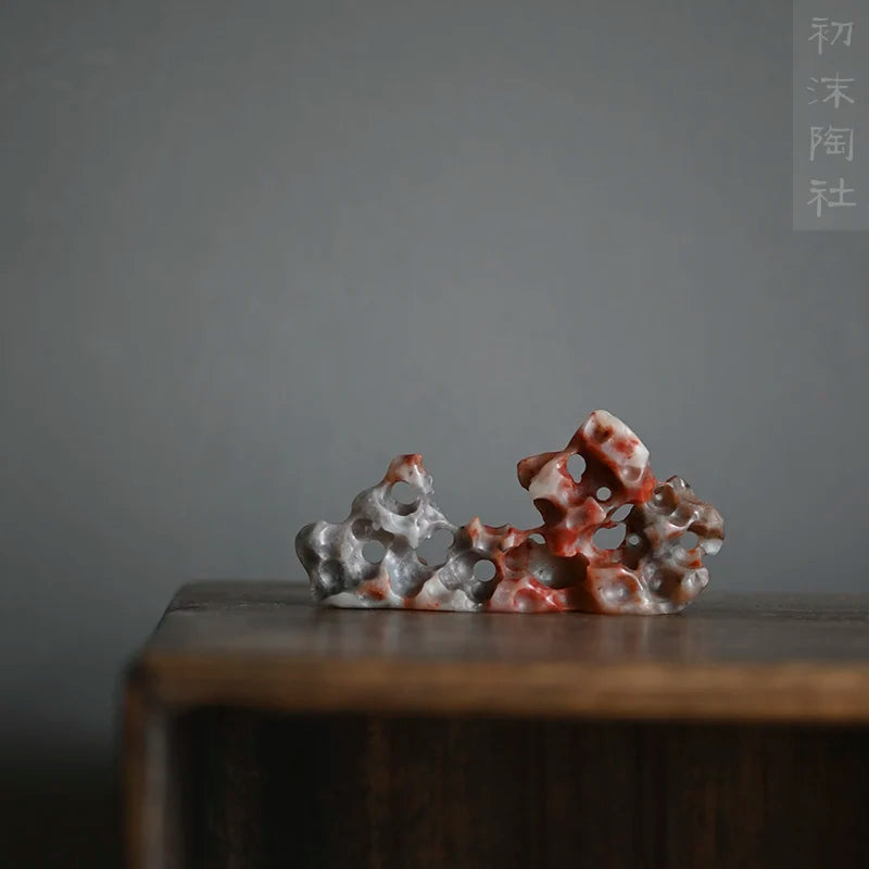 Spray at the beginning of the jingdezhen hand-carved tea pillow aside accompany jade brush the tea-table small place