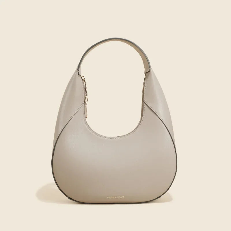 Spring Versatile Shoulder Bag Women's Niche Genuine Leather Bag Designer Bags Luxury  Handbags