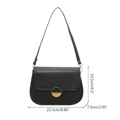 Square Shoulder Bag for Women PU Crossbody Bag Female Underarm Bag Girls Messenger Bag Small Underarm Bag Dating Bag Ins