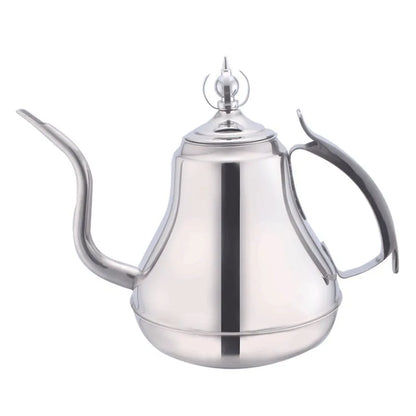 Stainless Steel Coffee Drip Pot Gooseneck Kettle Teapot Tea Maker with Filter Induction Cooker Tea Kettle Kitchen Tools