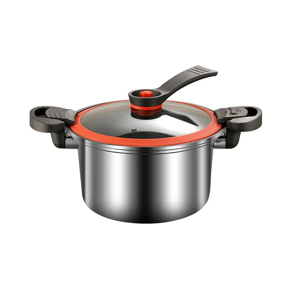 Stainless Steel Micro pressure cooker Household Explosion-proof Stew Pot Quick Heating Cooking Machine Push-pull lock 24L 26L