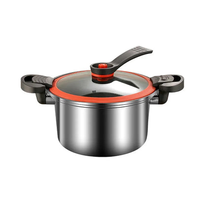 Stainless Steel Micro pressure cooker Household Explosion-proof Stew Pot Quick Heating Cooking Machine Push-pull lock 24L 26L