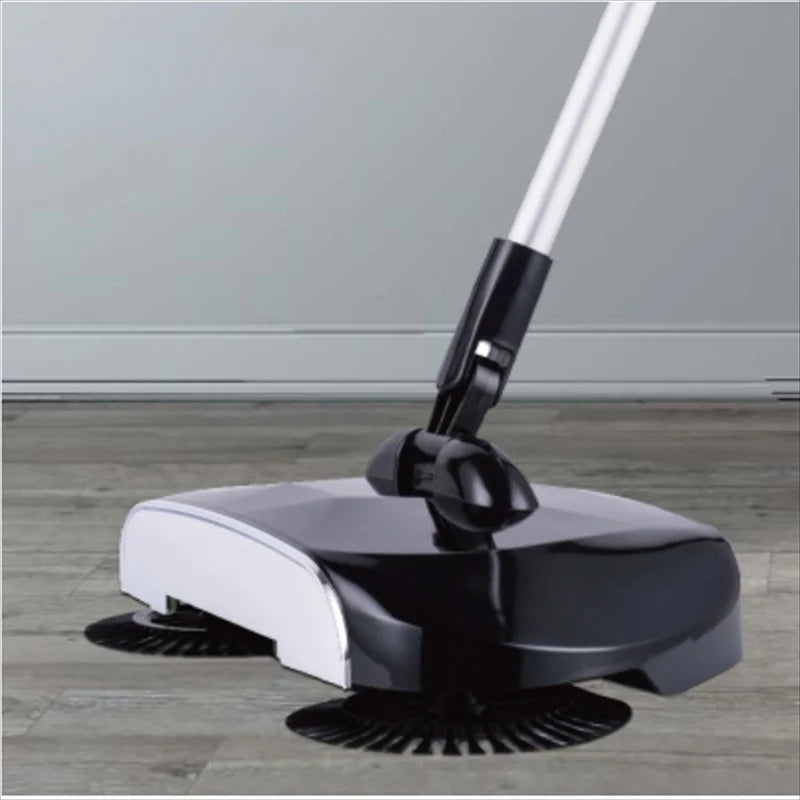 Stainless Steel Sweeping Machine Push Type Hand Push Magic Broom Dustpan Handle Household Cleaning Package Hand Push Sweeper Mop