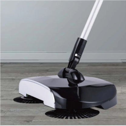 Stainless Steel Sweeping Machine Push Type Hand Push Magic Broom Dustpan Handle Household Cleaning Package Hand Push Sweeper Mop