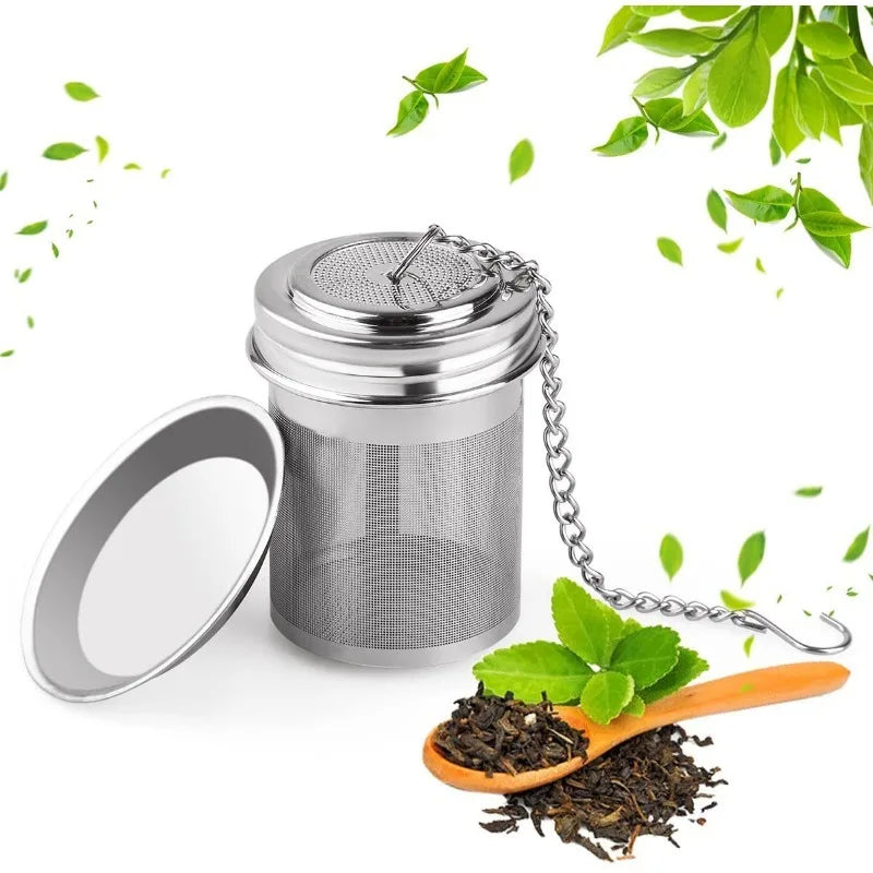 Stainless Steel Tea Infuser Tea Leaves Diffuser Spice Seasoning Ball Strainer Teapot Fine Mesh Coffee Filter Kitchen Accessories