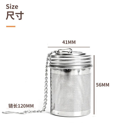 Stainless Steel Tea Infuser Tea Leaves Diffuser Spice Seasoning Ball Strainer Teapot Fine Mesh Coffee Filter Kitchen Accessories