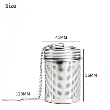 Stainless Steel Tea Infuser Tea Leaves Diffuser Spice Seasoning Ball Strainer Teapot Fine Mesh Coffee Filter Kitchen Accessories