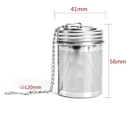 Stainless Steel Tea Infuser Tea Leaves Diffuser Spice Seasoning Ball Strainer Teapot Fine Mesh Coffee Filter Kitchen Accessories