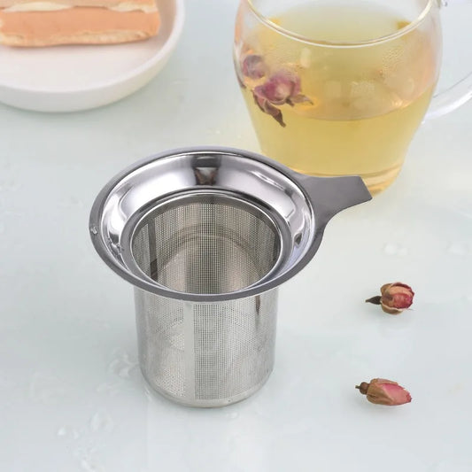 Stainless Steel Tea Infuser Tea Leaves Spice Seasoning Tea Strainer Teapot Fine Mesh Coffee Filter Teaware Kitchen Accessories
