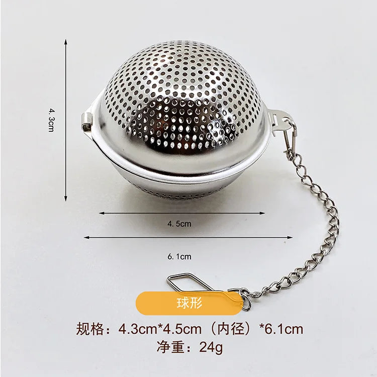 Stainless Steel Tea Leak Filter Reusable Tea Strainer Tea Infuser Teapot Metal Loose Tea Leaf Spice Filter Kitchen Accessories
