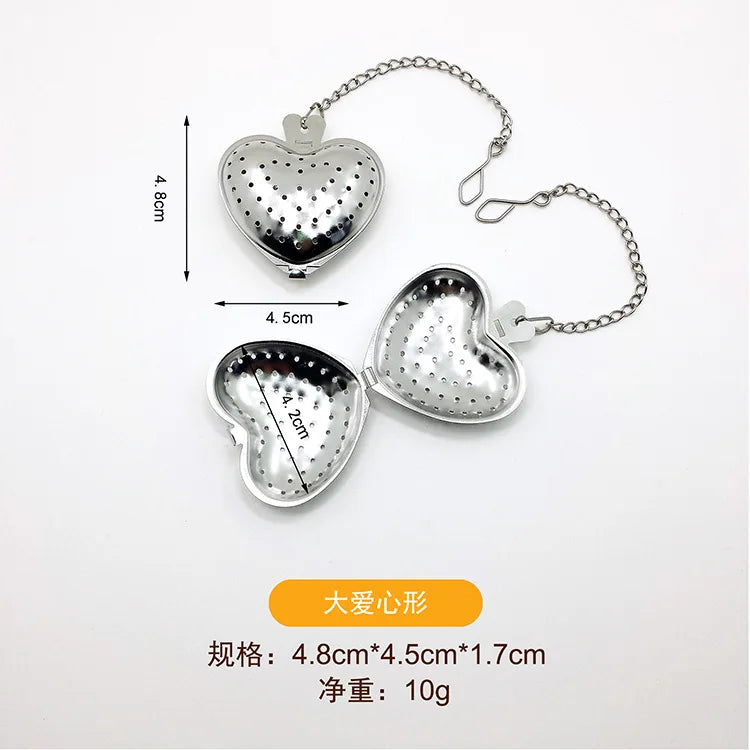 Stainless Steel Tea Leak Filter Reusable Tea Strainer Tea Infuser Teapot Metal Loose Tea Leaf Spice Filter Kitchen Accessories