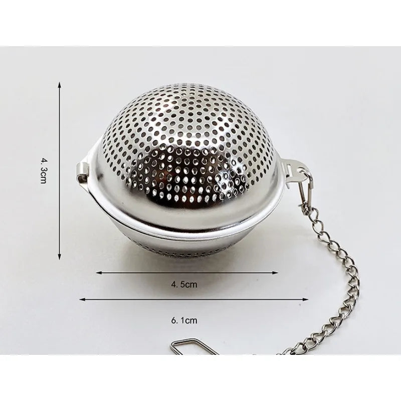 Stainless Steel Tea Leak Filter Reusable Tea Strainer Tea Infuser Teapot Metal Loose Tea Leaf Spice Filter Kitchen Accessories
