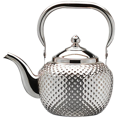 Stainless Steel Teapot Lifting Handle with Tea Filter Silver Or Gold Suitable for Induction Cooker Stove Top Kettle