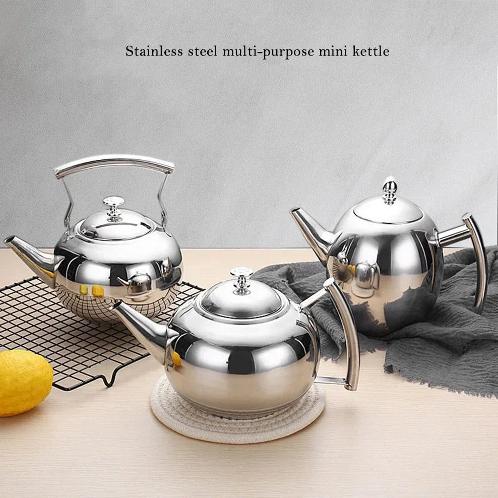 Stainless Steel Teapot Multi-Purpose Kettle Induction Cooker Boiling Water Pot Make Tea Pot With Filter Restaurant Home Tea Set
