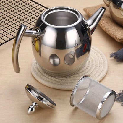 Stainless Steel Teapot Multi-Purpose Kettle Induction Cooker Boiling Water Pot Make Tea Pot With Filter Restaurant Home Tea Set