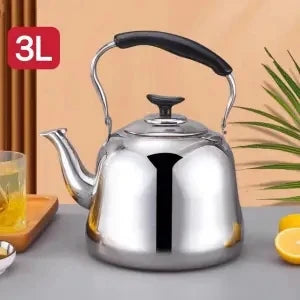 Stainless Steel Teapot with Filter for Brewing Tea at Home or Office Classical Teapot with Stainless