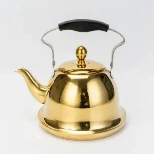 Stainless Steel Teapot with Filter for Brewing Tea at Home or Office Classical Teapot with Stainless
