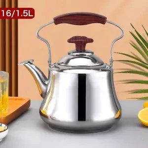 Stainless Steel Teapot with Filter for Brewing Tea at Home or Office Classical Teapot with Stainless