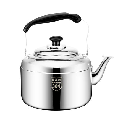 Stainless Steel Thickened Large Capacity Kettle Home Gas Gas Whistle Function Induction Cooker Enamel Kettle Whistling Teapot