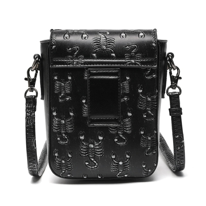 Steampunk Small Crossbody Bag Shoulder Purse Pouch Cellphone Wallet Satchel