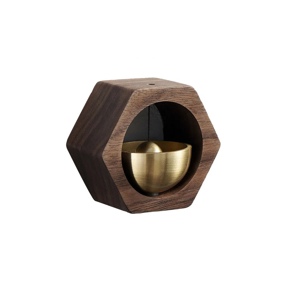 Stick Bell Wood Doorbell Wind Chime for Refrigerator Room Garden Backyard Restaurant Home Garden Windchime Housewarming Gift