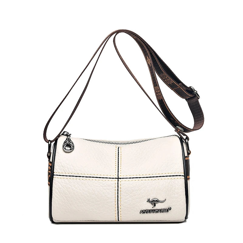 Stone Pattern Genuine Leather Handbags Women Bag Designer Small Cow Leather Women Shoulder Crossbody Bags Luxury Ladies Tote Sac