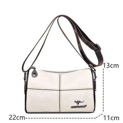 Stone Pattern Genuine Leather Handbags Women Bag Designer Small Cow Leather Women Shoulder Crossbody Bags Luxury Ladies Tote Sac