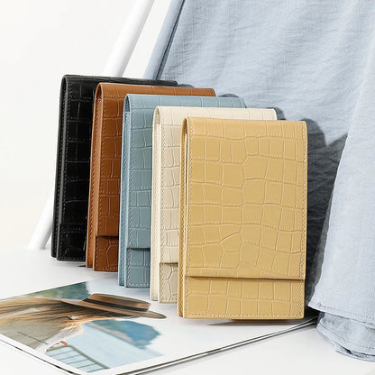 Stone Pattern Mini Flap Phone Bags for Women Lady Crossbody Bag Large Capacity Retro Designer Luxury Blue Brown Messenger Bags