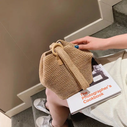 Straw Crochet Clutch Bag Fashion Bags Wrist Evening Purse Bag Summer /beach bag/party bags