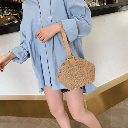 Straw Crochet Clutch Bag Fashion Bags Wrist Evening Purse Bag Summer /beach bag/party bags