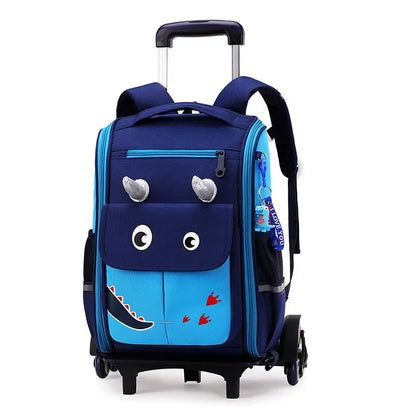 Student High capacity School bag Rolling Backpack kids Trolley bag school backpack wheeled bag Children Trolley backpack wheels