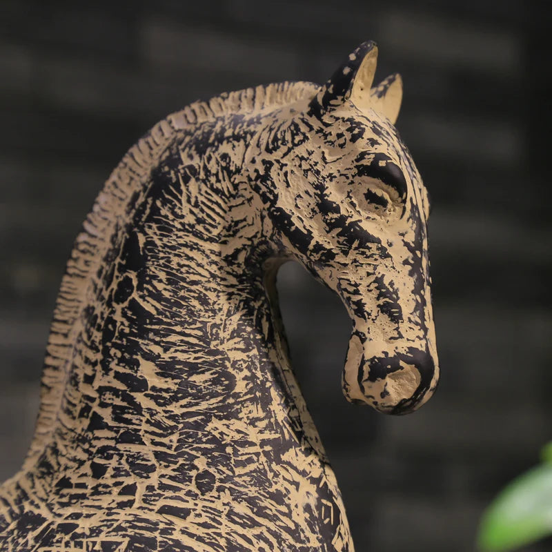 Style Arrangement Decoration Antique relic horse Home antique crafts Rich horse