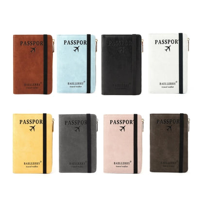 Stylish Passport Wallet with Multiple Card Slots Blocking Keep Your Documents Organized and Secure