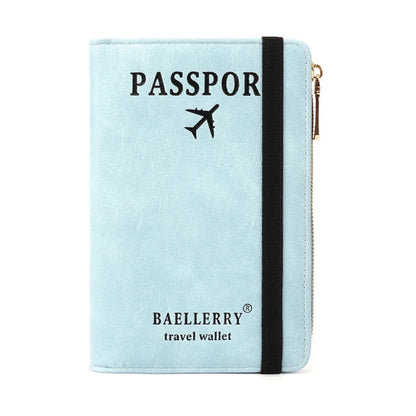 Stylish Passport Wallet with Multiple Card Slots Blocking Keep Your Documents Organized and Secure