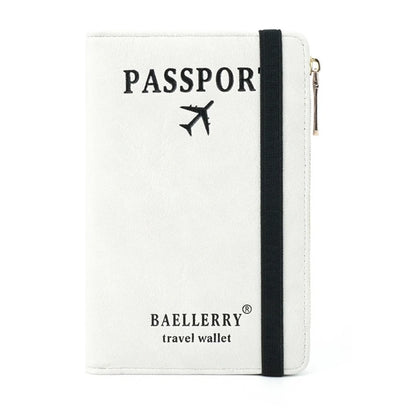 Stylish Passport Wallet with Multiple Card Slots Blocking Keep Your Documents Organized and Secure