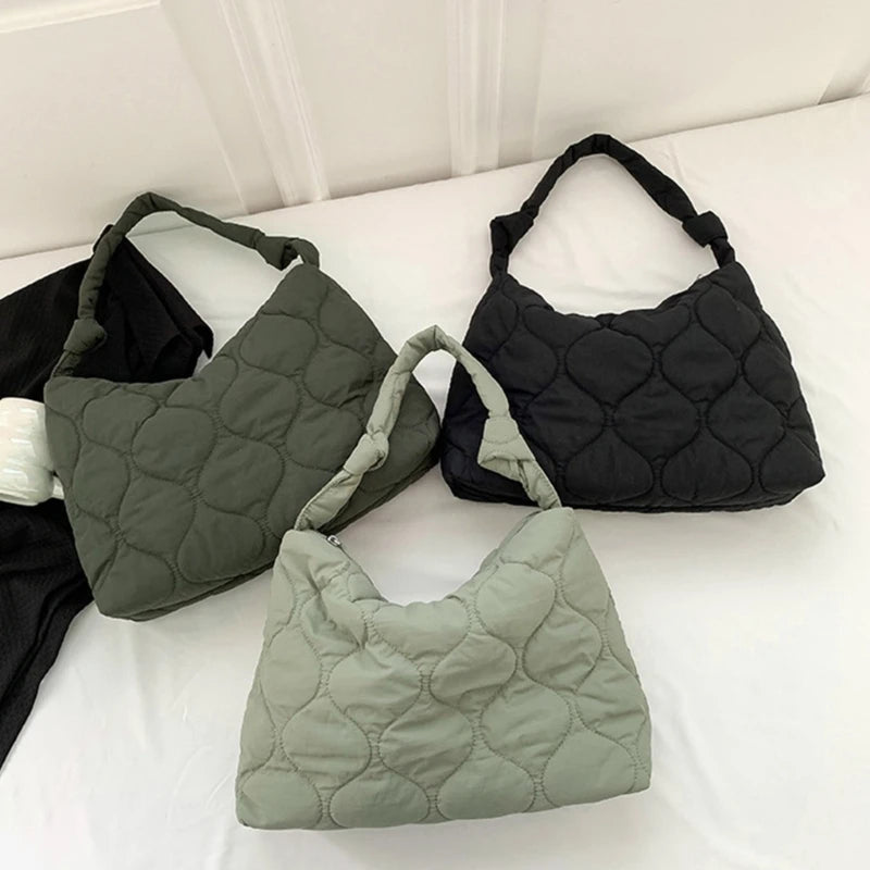 Stylish Quilted Padding Bag Shoulder Crossbody Bags Perfect for Everyday Use